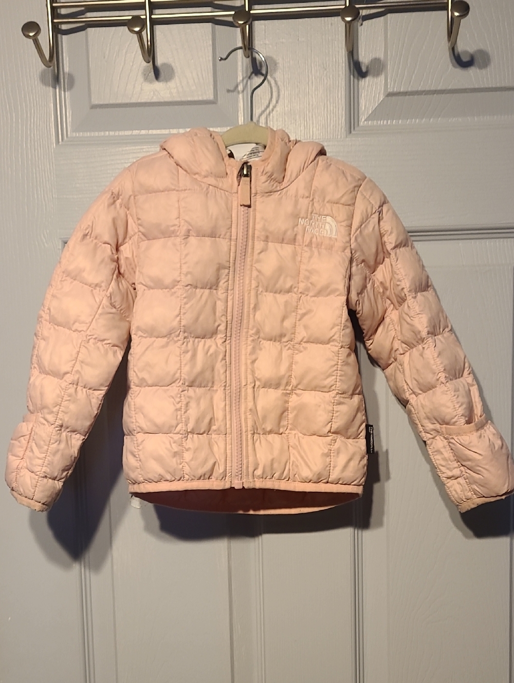 The North Face Kids Light Pink Puffer Jacket